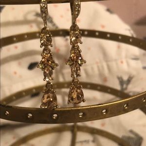 Givenchy crystal drop earrings